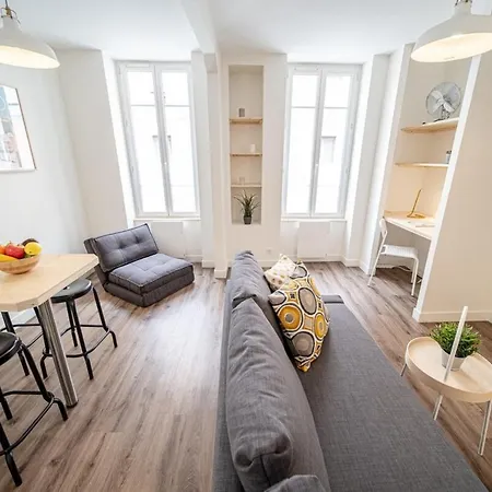La Maison Gratte Ciel-studio Villeurbanne-jardin *