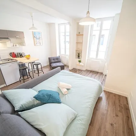 La Maison Gratte Ciel-studio Villeurbanne-jardin Apartment